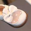 Hollow-out Lace Upper Baby Shoes Girl Cute Butterfly-knot Toddler Girls Shoes New Heart-shape Embroidery Party Shoes Kids G02032