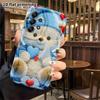 Phone case: 2D flat, suitable for Samsung Galaxy A34 A35 M05 M06 S20 S22 S21 FE Plus 5G protective case, plush little bear, perfect Christmas and Hall