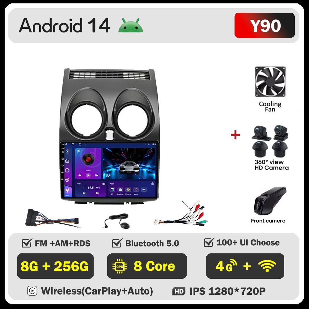 2din Android Car Radio For Nissan Qashqai J10 2006-2013 Autoradio Multimedia Player Autoradio Carplay Navigation Stereo Wifi