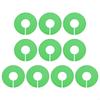 Plastic Clothing Divider 10 Pack, Round Garment Divider for Closet and Stockroom Sorting, 90 mm Size, Daily Sorting Use