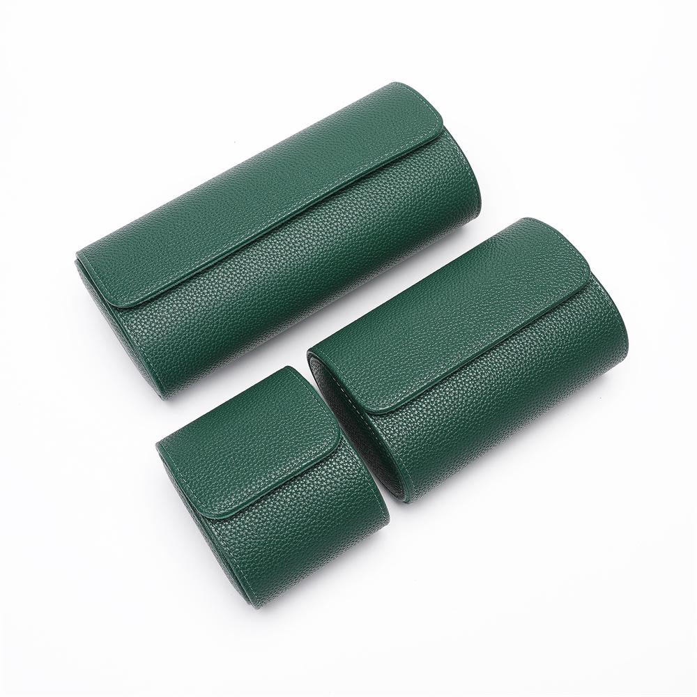 Embers Leather Watch Roll 1 2 3 Slots Luxury Genuine Watch Storage Box Travel Bag Watch Case Gift Box Watch Pouch