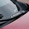 Auto Ruitenwisser Stickers Metalen Embleem Auto Decor Stickers Voor Mitsubishi ASX LANCER OUTLANDER PAJERO Ralliart Auto Accessoires