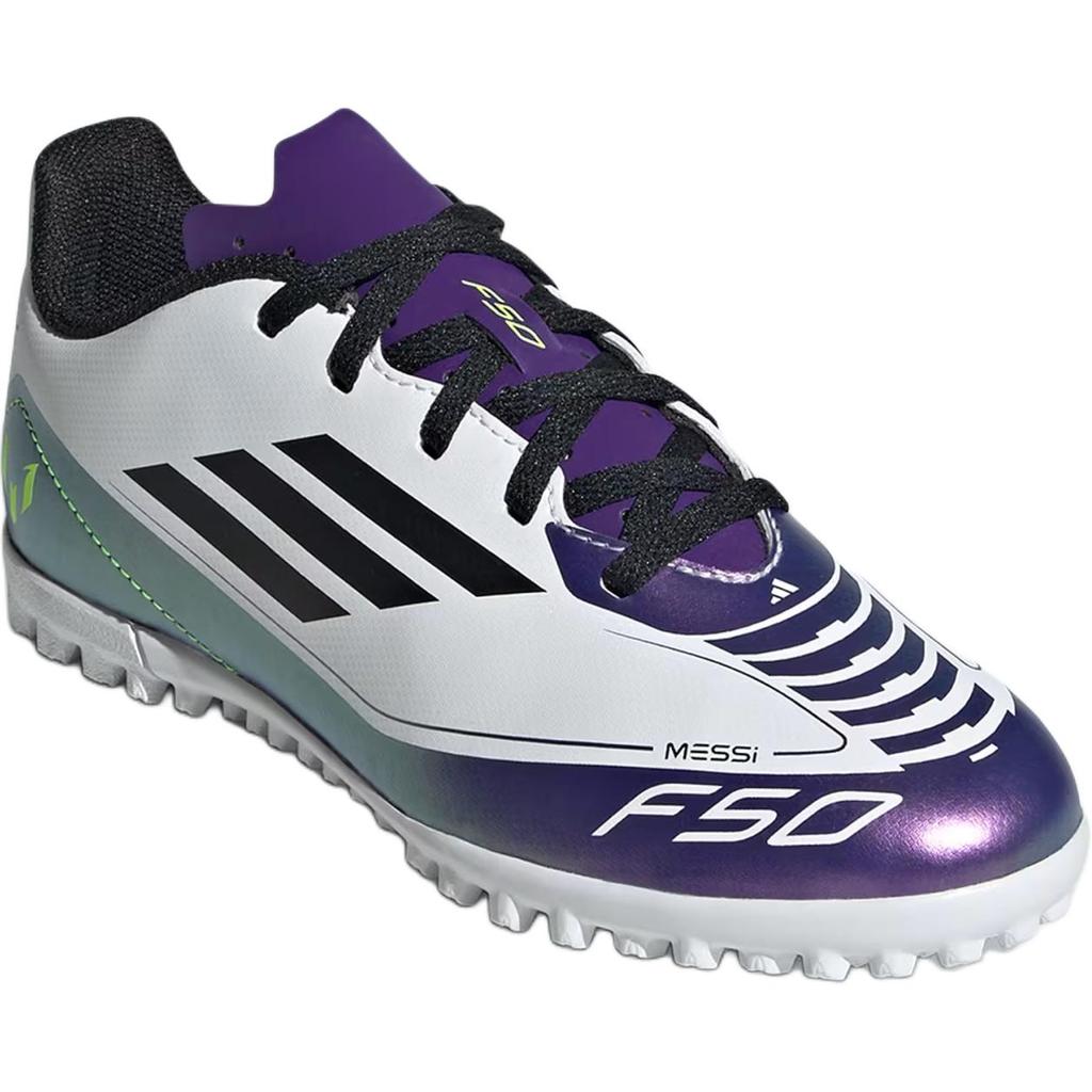 Adidas Messi Adizero F50 Club TF K Triunfo Estelar Pack Kids Sneakers Purple Cloud-White Core-Black IE9090