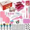 337-Piece Pastry Piping Tips Set With Cream Bags 3-Tier Storage Box Cake Decorating Baking Tools