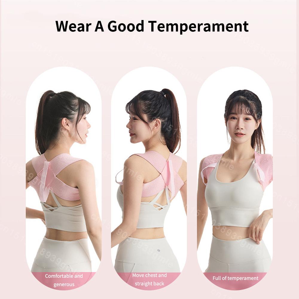 Open Back Beltfitness Bench Press Shoulder Training Beltassistive Beltpush Up Chest Straight Back Corrective Belt Anti Hunchback