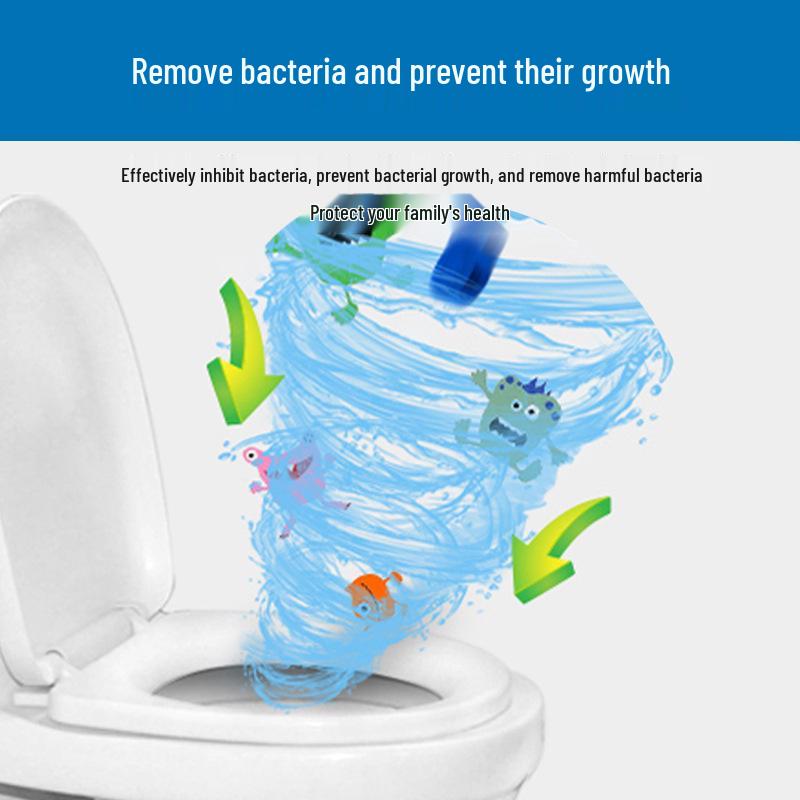 Effervescent Toilet Cleaner Tablets - Powerful Deodorizing & Cleaning Bubble Balls