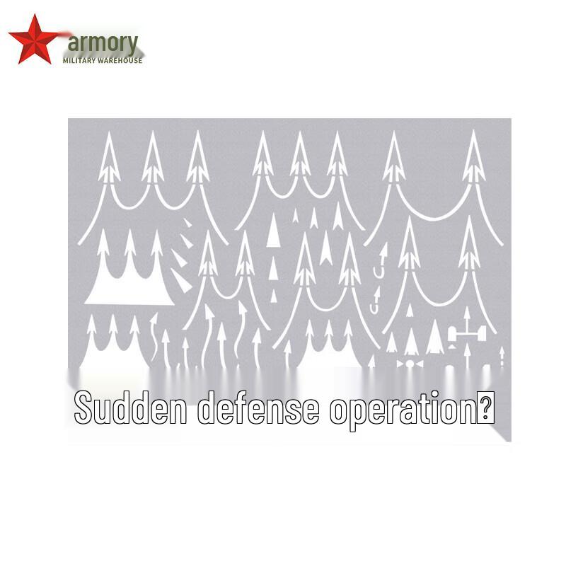 Tactical Arrow Command Drawing Ruler