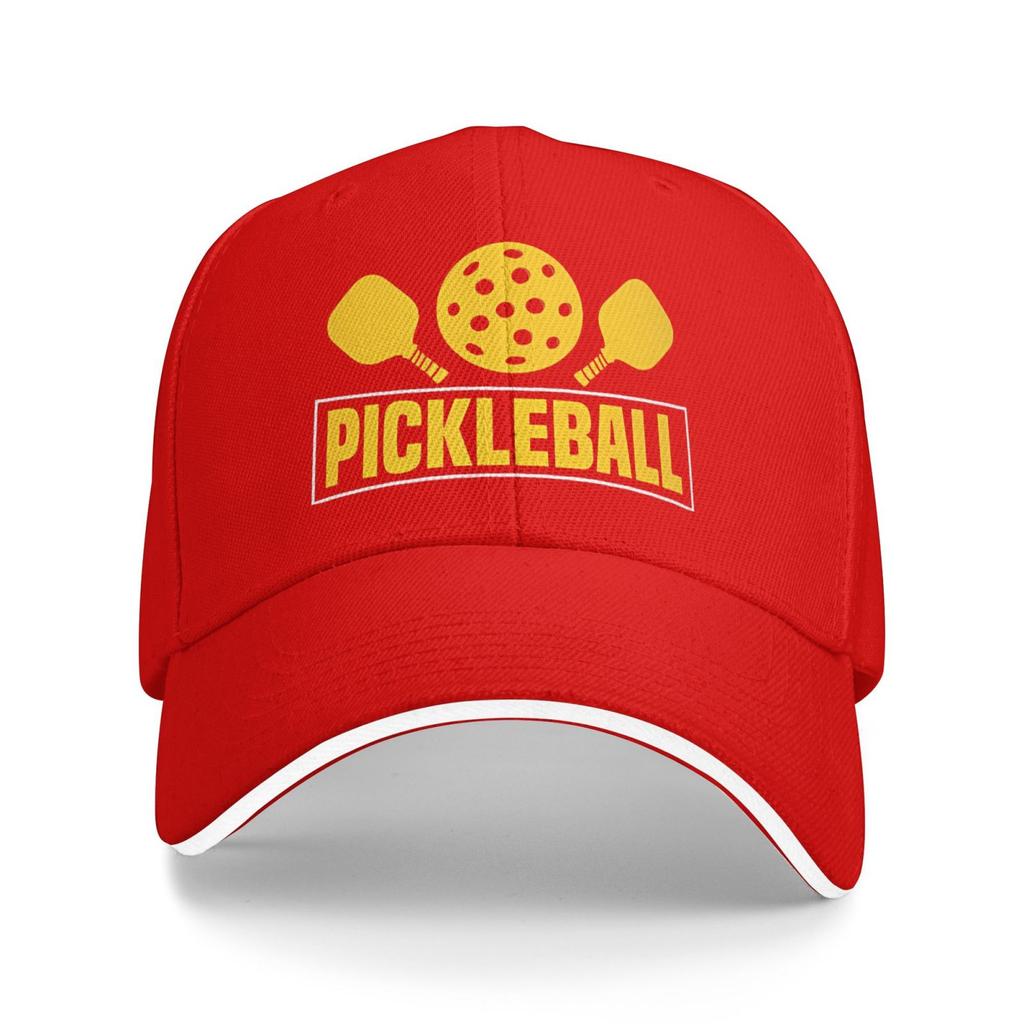 Pickleball Paddle Post Workout Baseball Cap Heat Transfer Logo Polyester Quick-Dry And Casual Team Practice Cap