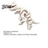 Dinosaur Enthusiast Gift 3D Printed Carnotaurus Ornament Articulated Skeleton Model for Home Office Desk Decoration Dragon Figurine Collectors