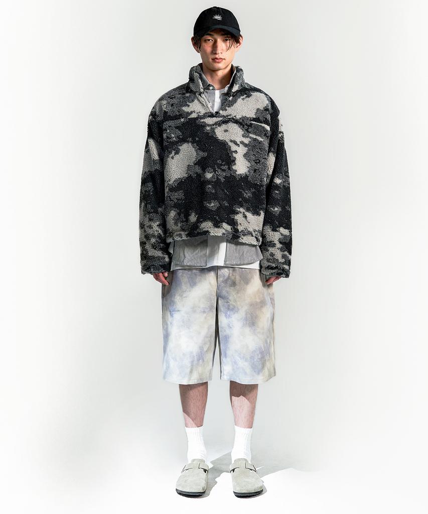 Sunday Fruit Market Sherpa Pullover Charcoal