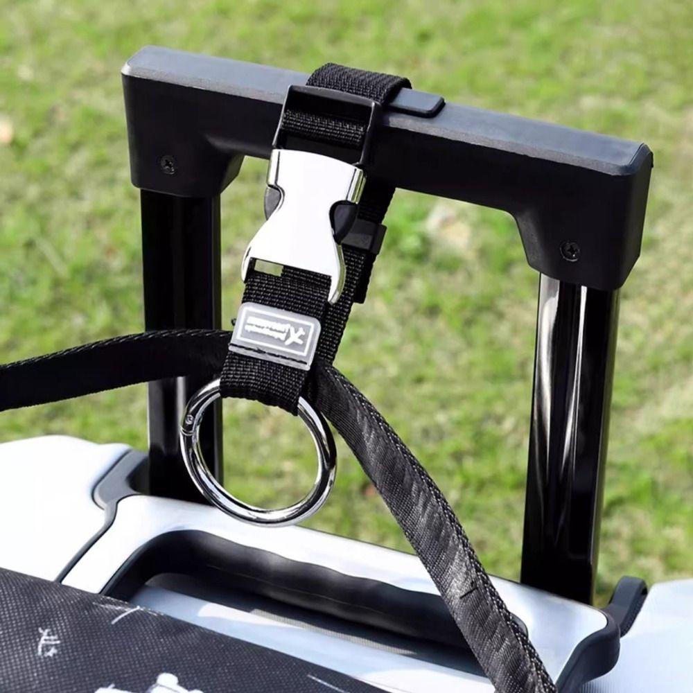 Jacket Gripper Handbag Clip Luggage Strap Add Bag Gripper Round Carabiner Trunk Holder Keychain Suitcases Belt Outdoor