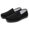 Spring and Autumn cloth shoes thick-soled wear-resistant medium and black cloth shoes lightweight single shoes military plate towel