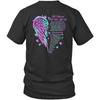 Printed On Back Angel Wings Moment You Left Me My Guardian Unisex Shirt