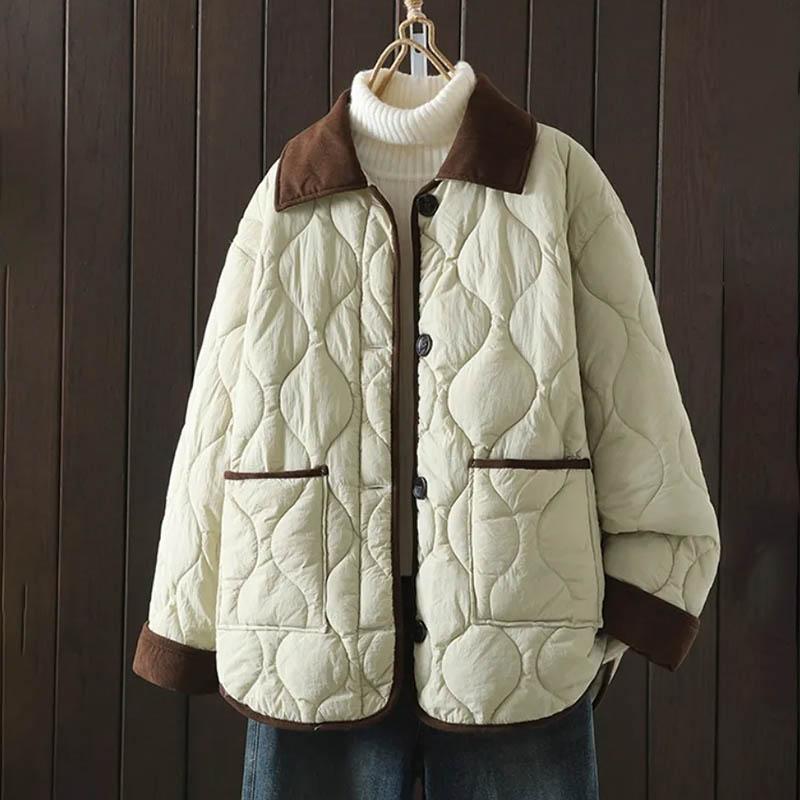 

Пальто женское утепленное зимнее двухслойное ветрозащитное оверсайз повседневное на молнии XXL зелёный