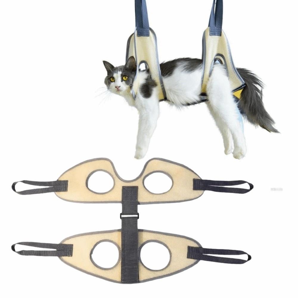 Anti Bite Pet Nail Clip Bag Elastic Dog Grooming Sling Kitten Accessories