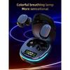 Casque sans fil tactile avec écran LED - Écouteurs intra-auriculaires TWS pour jeux, musique et sport - Compatible iOS/Android