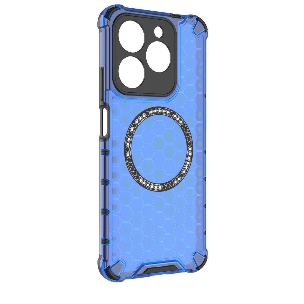 For Realme C61 4G/C63 4G/Narzo N63 4G Magnetic Case TPU+PC Honeycomb Phone Cover