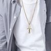Amulet Pendant Egyptian Ankh Crucifix Necklaces Pendants Stainless Steel Symbol of Life Cross Necklaces Jewelry Gifts Chains