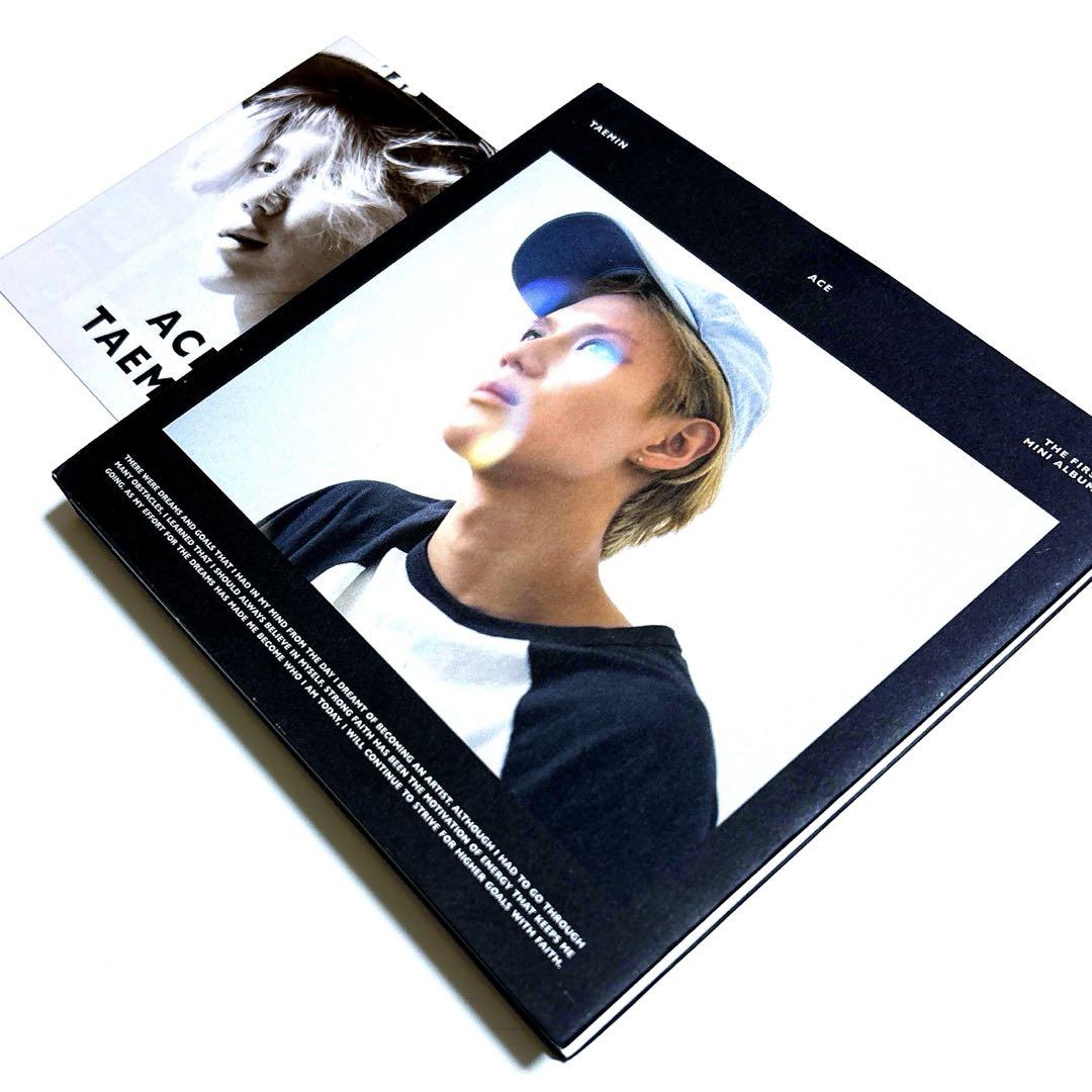 

[USED] SHINee Taemin 1st Solo Album ACE (Korean Edition) Black