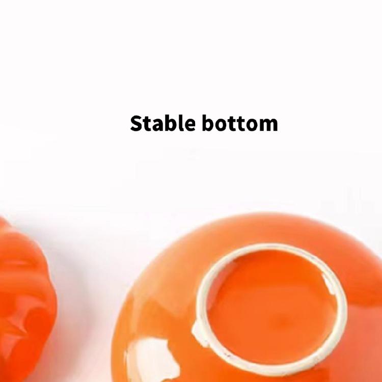 Ceramic Pumpkin Shape Mug With Lid Coffee Cup Halloween Dinnerware Perfect For Autumn Drink Decoration