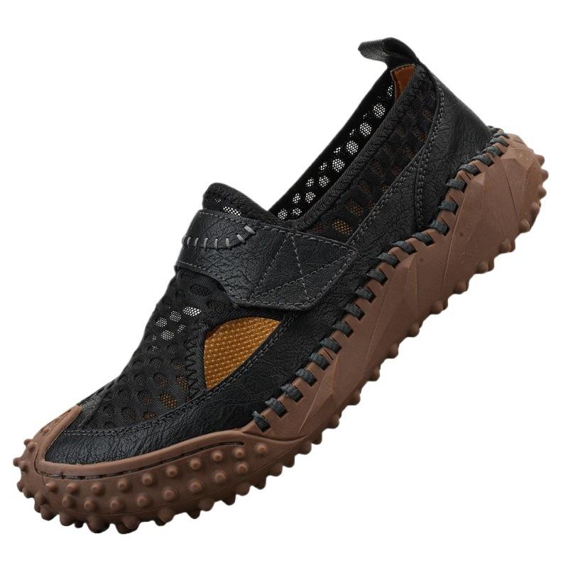 2025 Popular Summer Mesh Shoes Men's Casual Shoes Breathable Mesh Men's Shoes Sandals Men's Large Size Cool Slippers