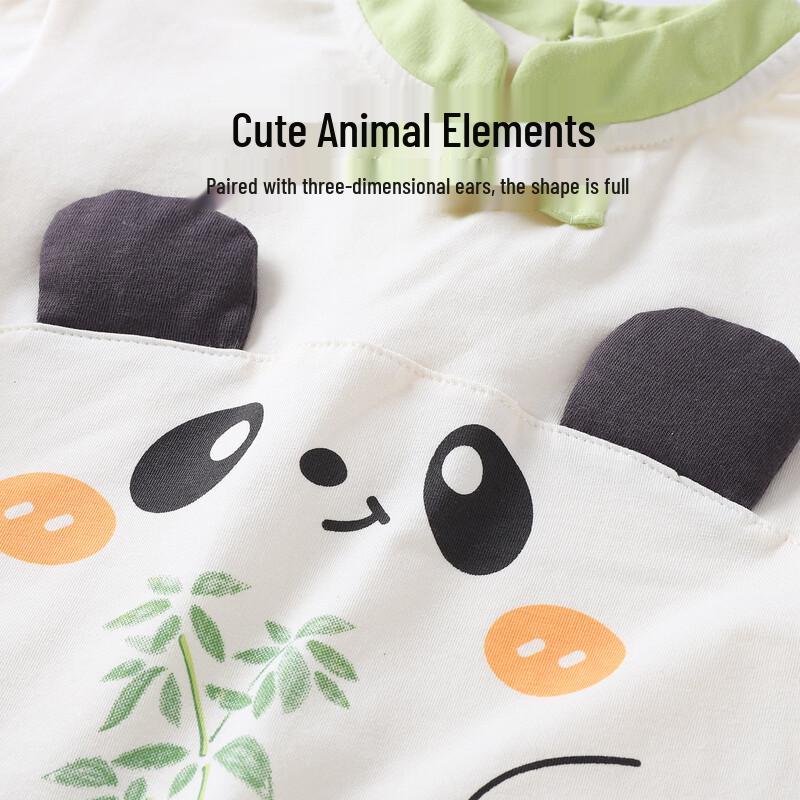Youqi Baby Summer Cotton Short Sleeve Two-Piece Set