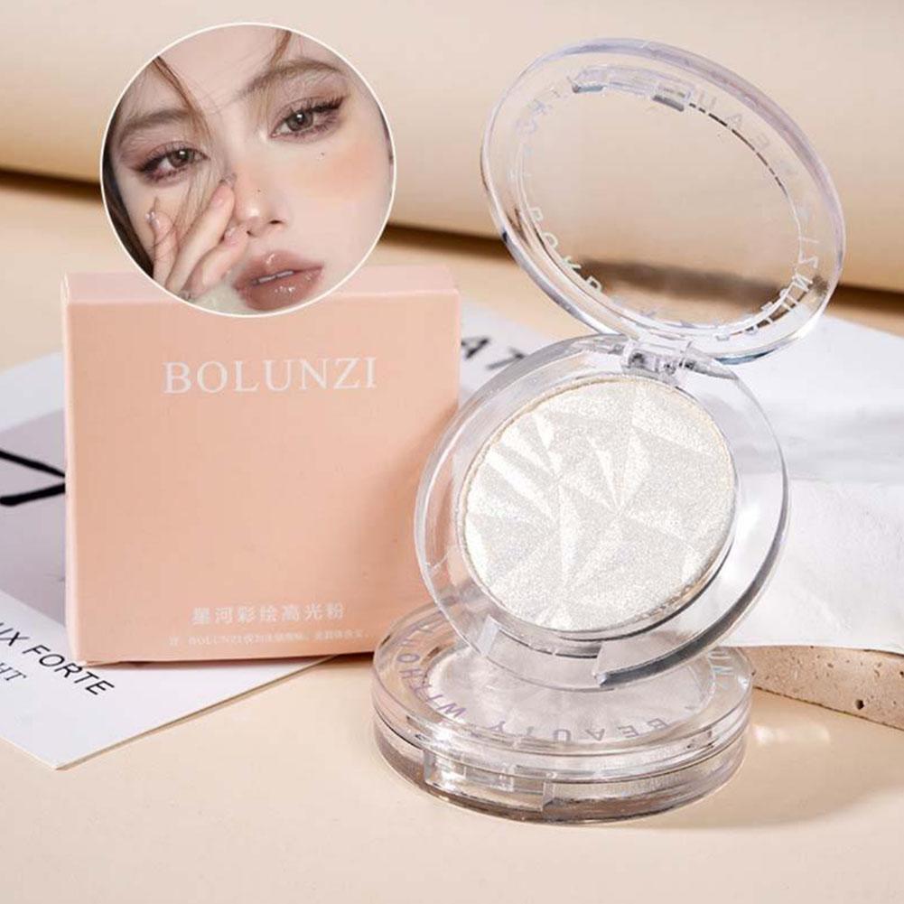 BOLUNZI Small Highlighting Face Natural Brightening Sleeping Silkworm Shining Powder Makeup Fin L5O2