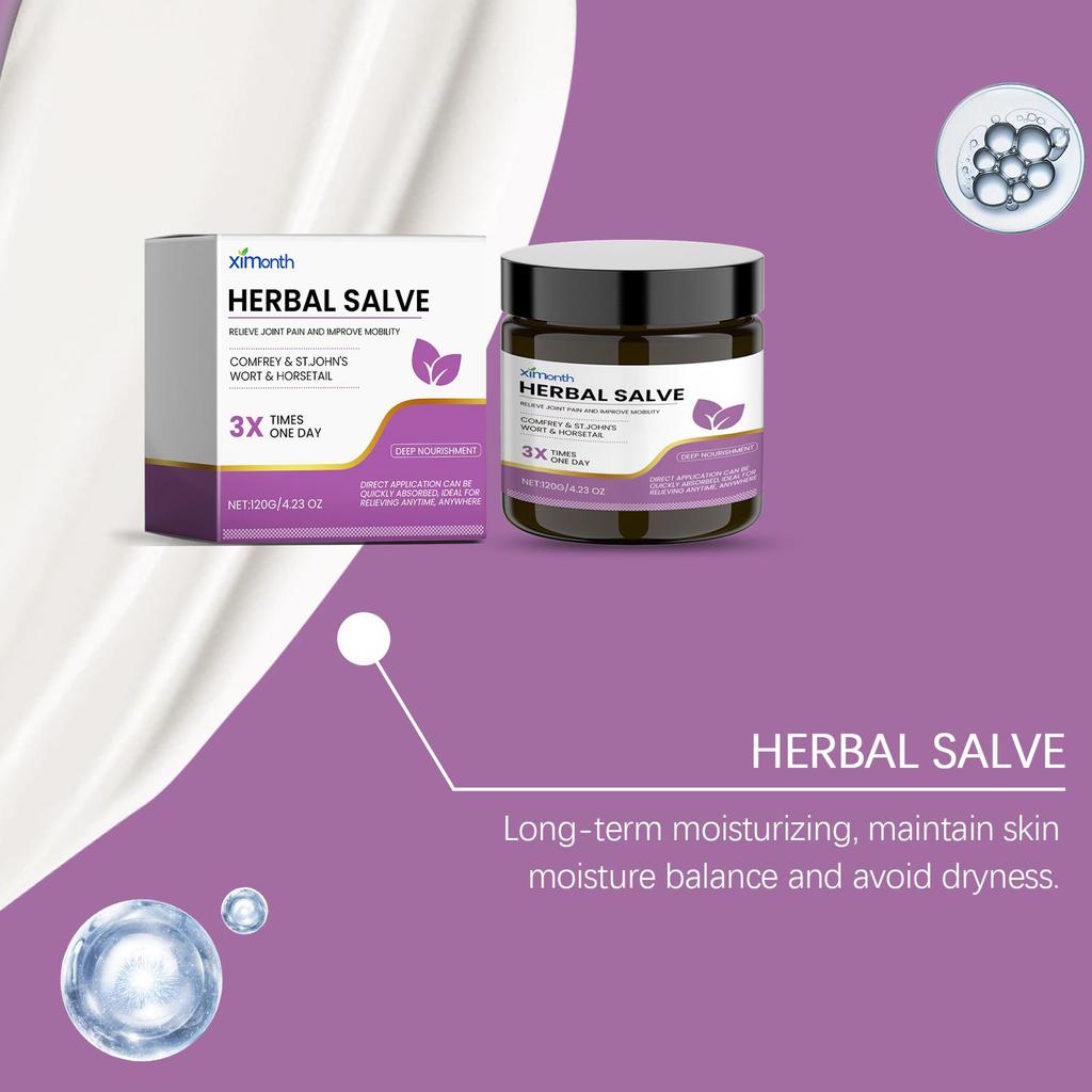 120G Ximonth Herbal Cream for Elbow and Knee ReliefMoisturizing MassageHerbal Spreading Cream