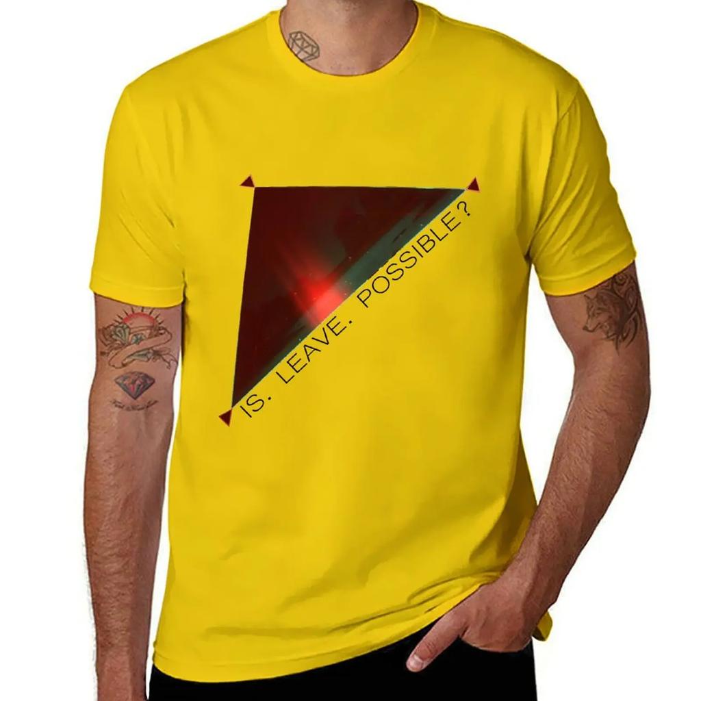 IS LEAVE POSSIBLE TShirt korean fashion vintage anime shirt cotton graphic tees mens graphic tshirts funny