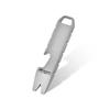 Titanium alloy mini trendy pry bar bottle opener EDC personalized titanium alloy trendy accessory pendant