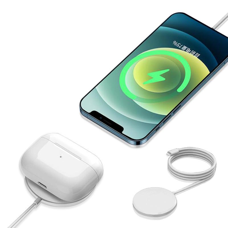 15W Ultra-Thin Round MagSafe Wireless Charger for Apple iPhone
