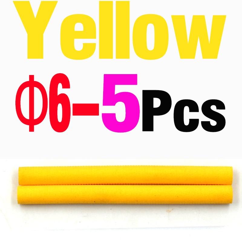 MNFT 5Pcs EVA Carp Fishing Foam Sticks 8mm 6mm Cylinder Float Making Fly Tying Rig Sticks Aligners Pop-up Baits Carp Fishing DIY