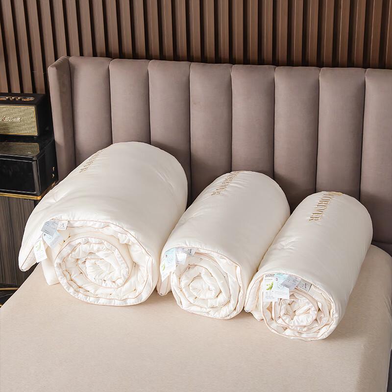 Yiyiai 100 Stück Australische Baumwolle Ganzjahres-Sojafaser-Steppdecke