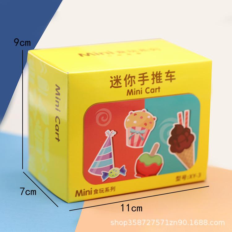 1:12 Cute Simulation Mini Dining Car Dollhouse Kitchen Model Small Ornament Doll Toy