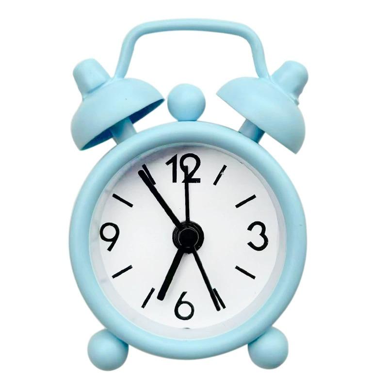 Mini Metal Alarm Clock Creative Student Electronic Alarm Clock Bedside Alarm Clock Portable Travel Alarm Clock