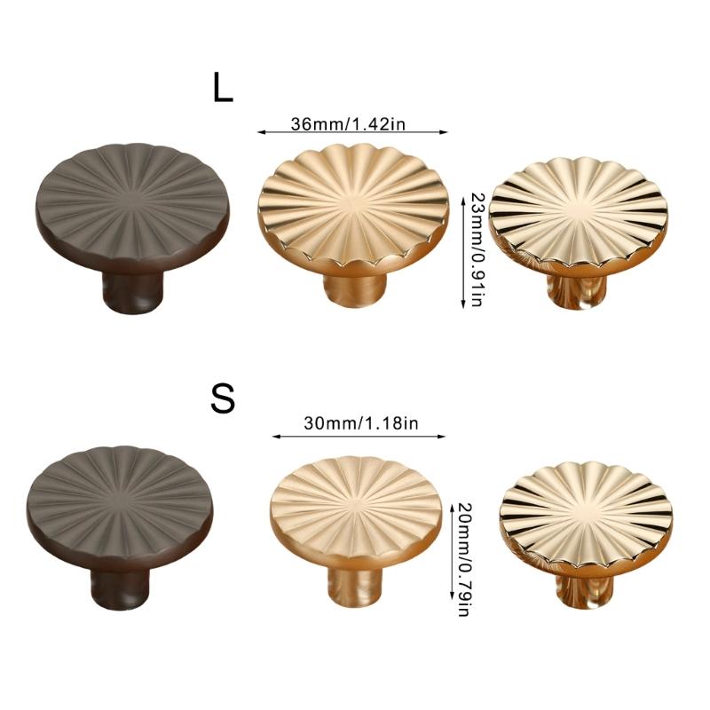 6er-Pack Stilvolle Schrankknöpfe aus gebürstetem Messing Zinklegierung Vintage-Stil Schubladengriffe für moderne Wohnraumgestaltung