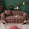 Boho Geometric Sofa Covers, Christmas Lattice Couch Cover for Living Room, Durable Sofa Slipcover for Dogs Pets