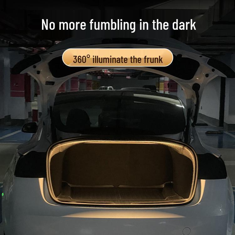 Tesla Model 3 Trunk & Ambient Light Strip - Front Trunk Lighting Modification Accessory