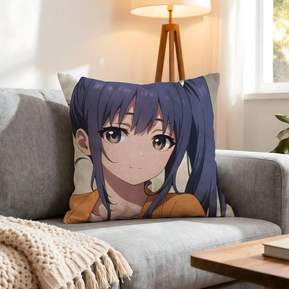Anime Shirobako Cushion Cover Pcs Decorative Covers Soft Cushion Case for Sofa Couch Decor x x Pillowcases