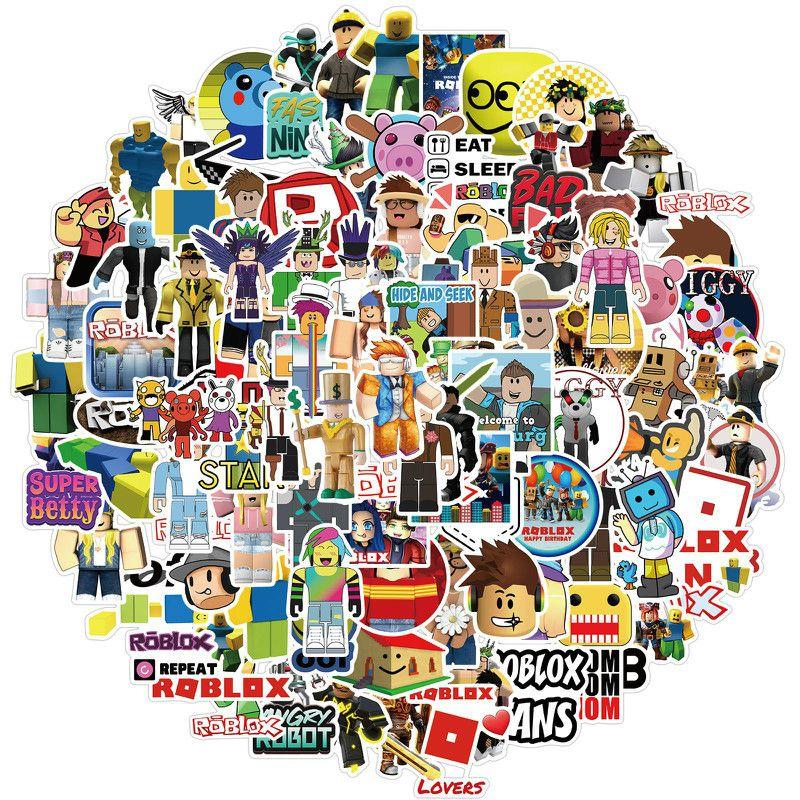 100pcs Vibrant Roblox Stickers Perfect For Laptops Bikes And Skateboards