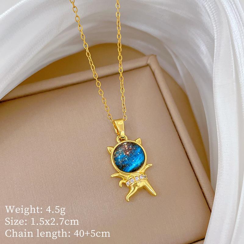 Copper Micro-Inlaid Cross Fashionable Light Luxury Temperament Gorgeous Full Diamond Necklace Female Versatile Collarbone Chain Titanium Steel