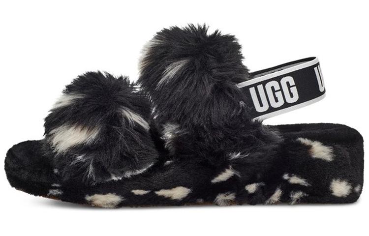 UGG Oh Yeah Spots Sandals Black Women s 1118165-BLK 38