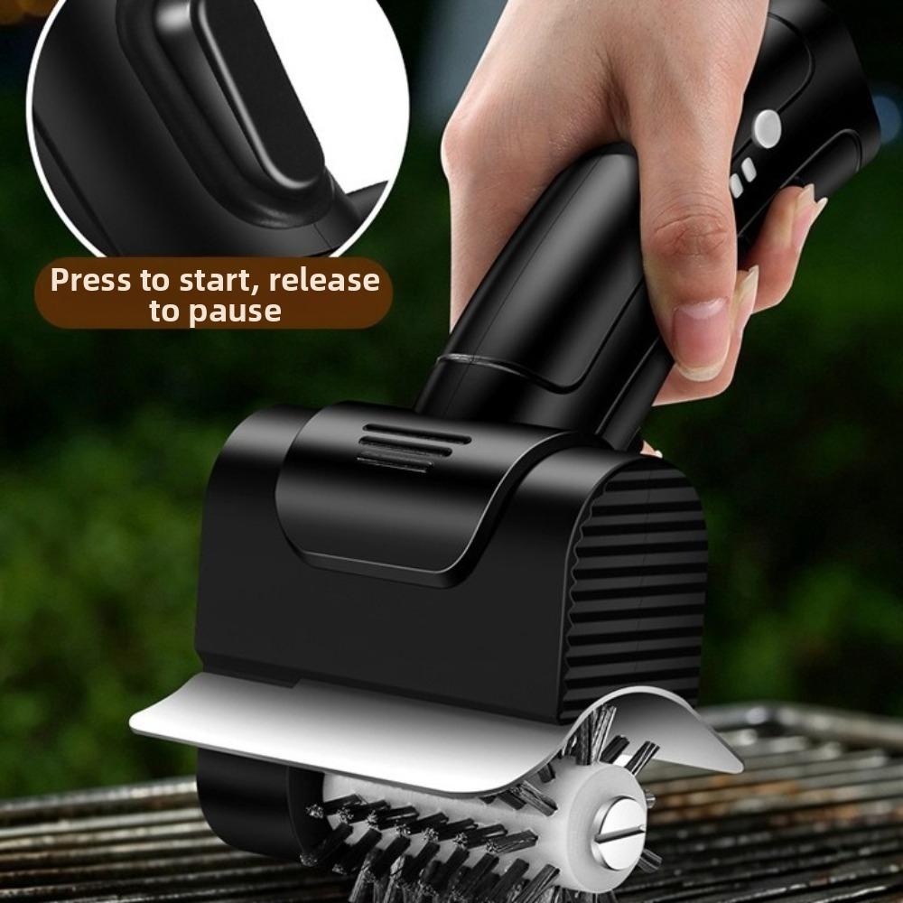 Detachable BBQ Cleaning Brush Efficient Barbecue Cleaner Tools Electric Grill Brush Camping