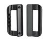 Serrures de Porte Coulissante de Balcon Serrure à Poignée Noire Verrou Crochet pour Porte Coulissante à Cadre en Aluminium Accessoire Matériel Ménager Serrure de Porte