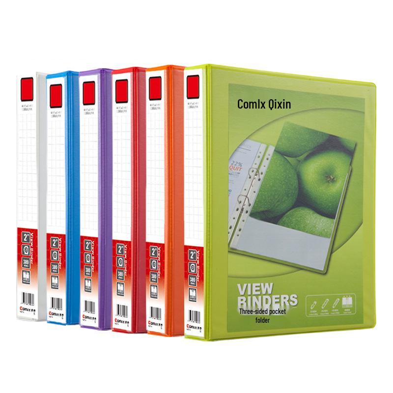 American Style A4 Three-Pocket Folder with 2-Inch 3-Hole D-Ring Binder, Model A0216 белый