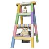 Handmade Colorful Cotton Rope Cat Tree DIY Kit - Large Anti-Scratch & Bite-Resistant Cat Scratching Post