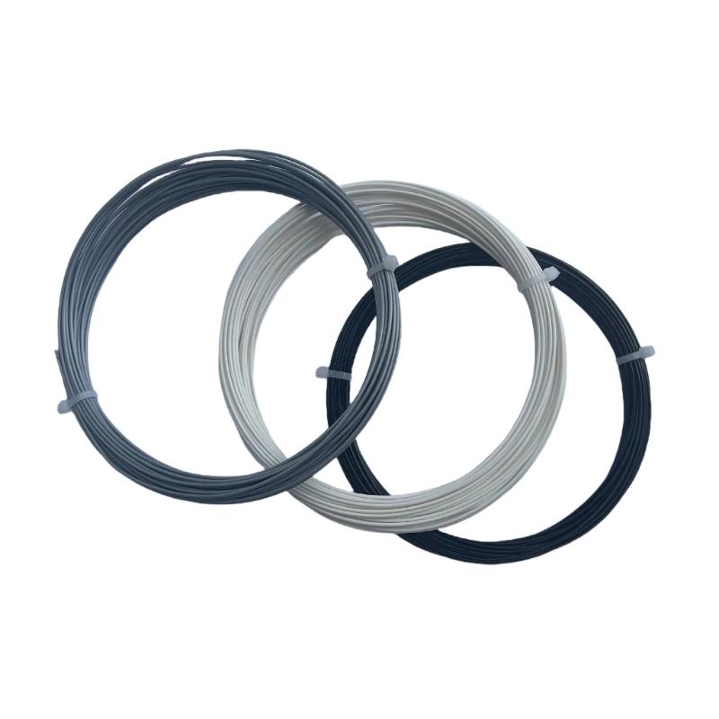 Polyester Tennis Trainning Sport Racket Bat String 1.25mm High Elastic Tennis Racket String for Daily Training