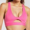 Elegant U-Neck Hollow Yoga Vest for Women - Stylish Design for Running, Dance, and Fitness