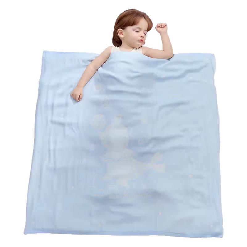 JOYNCLEON Baby Summer Bamboo Fiber Cooling Blanket 100*100cm