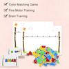 Montessori Didactic Material DIY Math Toy Color Shape Puzzle Matching Game Children Early Educational Learning Toy Teaching Aids
